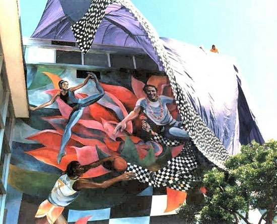 Harvey Milk Mural curtail wind